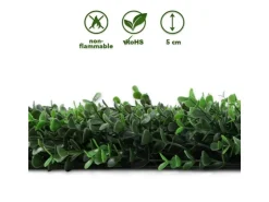 Karat Pflanzenwand Buxus Kunstpflanze zur Dekoration 50 x 50 cm