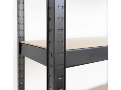 Karat Schwerlastregal 750 kg Traglast Schwarz 150 x 70 x 30 cm