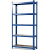 Karat Schwerlastregal Blau Maximale Traglast 875 kg 220 x 90 x 45 cm* Büroregale