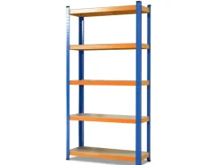 Karat Schwerlastregal Blau-Orange Traglast bis 875 kg 180 x 120 x 45 cm