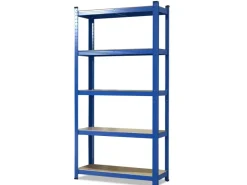 Karat Schwerlastregal Blau Maximale Traglast 875 kg 150 x 75 x 30 cm* Kellerregale|Holzregale