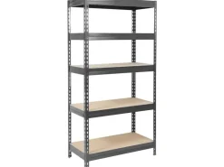 Karat Schwerlastregal Grizzly Anthrazit-Grau Traglast 875 kg 180 x 120 x 60 cm* Metallregale|Kellerregale