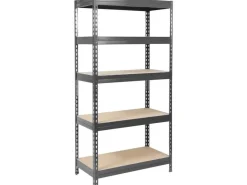 Karat Schwerlastregal Grizzly Anthrazit-Grau Traglast 875 kg 220 x 90 x 45 cm