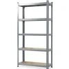 Karat Schwerlastregal Grizzly - Anthrazit-Grau - Traglast 1250 kg - 220 x 120 x 60 cm