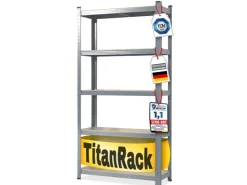 Karat Schwerlastregal Grizzly - Anthrazit-Grau - Traglast 1250 kg - 220 x 120 x 60 cm