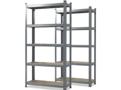 Karat Schwerlastregal Lakota 2er Set Traglast bis 875 kg 180 x 90 x 40 cm* Metallregale