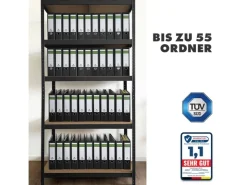 Karat Schwerlastregal Lakota 2er Set Traglast bis 875 kg 200 x 100 x 50 cm* Metallregale