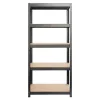 Karat Schwerlastregal Maximale Stabilität Traglast 875 kg Schwarz 150 x 75 x 30 cm* Metallregale|Kellerregale