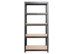 Karat Schwerlastregal Maximale Stabilität Traglast 875 kg Schwarz 150 x 75 x 30 cm* Metallregale|Kellerregale
