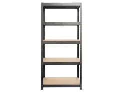 Karat Schwerlastregal Maximale Stabilität Traglast 875 kg Schwarz 150 x 75 x 30 cm* Metallregale|Kellerregale