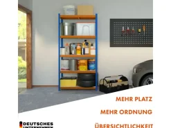 Karat Schwerlastregal Rhino bis 1050 kg Pulverbeschichtet 180 x 90 x 45 cm