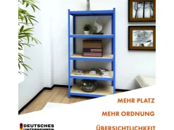 Karat Schwerlastregal Rhino bis 1050 kg Pulverbeschichtet 180 x 90 x 45 cm