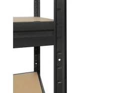 Karat Schwerlastregal Weitspannregal - Schwarz - Gesamtlast 1500 kg - 177 x 160 x 60 cm