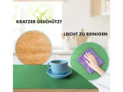 Karat Tischfolie Empire mit Abgeschrägter Kante Grün 80 x 45 cm* Tischdecken
