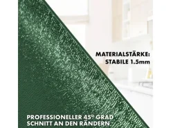 Karat Tischfolie Empire mit Abgeschrägter Kante Grün 80 x 130 cm* Tischdecken