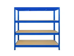 Karat Weitspannregal Schwerlastregal Blau Traglast 1200 kg 160 x 150 x 80 cm* Kellerregale|Schwerlastregal