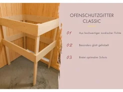 Karibu Saunahaus Seros 3 Anthrazit/Anthrazit* Sitzbänke