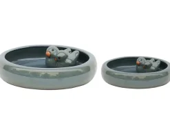 Keramik Vogeltränke 002 glasiert (Ø x H) 24 x 5,5 cm