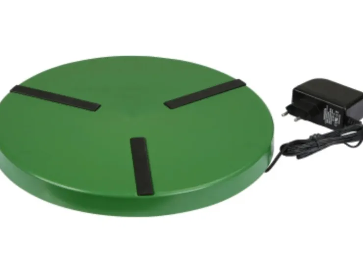 Kerbl Heizplatte für Geflügeltränken Ø 30 cm 24V 22W m. Netzteil* Kleintierbedarf