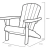 Keter Adirondack-Stuhl Troy Graphitgrau* Stühle