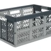 Keeeper Klappbox mit Softgriff Silber-Anthrazit 45 l* Kissen