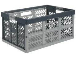 Keeeper Klappbox mit Softgriff Silber-Anthrazit 45 l* Kissen