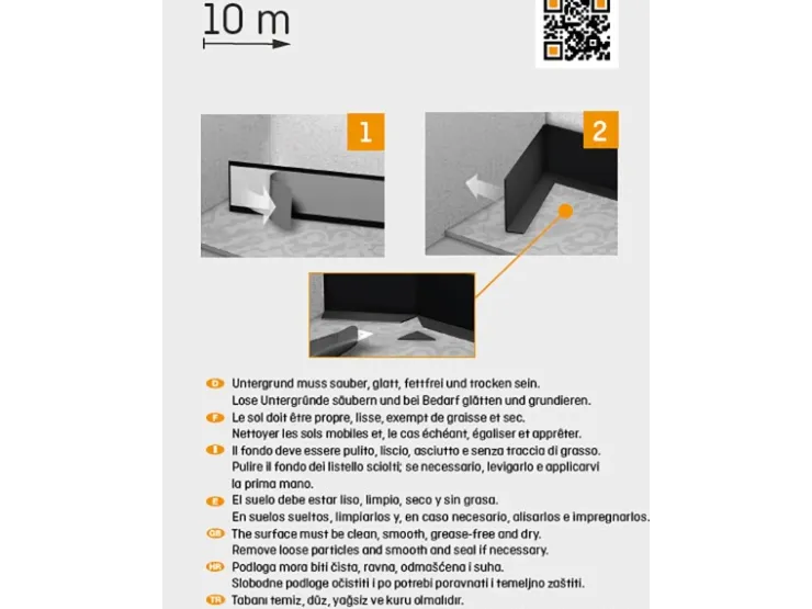 Knickwinkel selbstklebend 48 mm x 13 mm Länge 10000 mm* Zierprofile