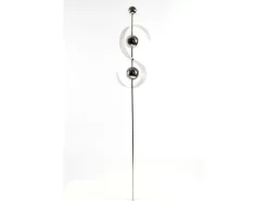 Kobolo Gartenstecker Dekostecker WAVE aus Edelstahl Silber H140 cm