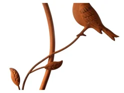 Kobolo Gartenstecker RUSTY BIRDS in Rostoptik mit Niederschlagsmesser* Dekorative Figuren
