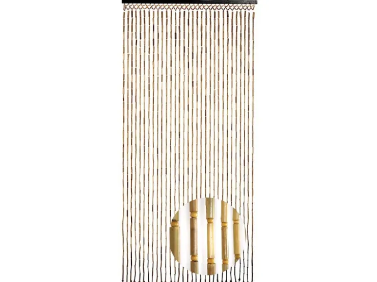 Kobolo Türvorhang Bambusvorhang Insektenschutz BAMBOO 31 Stränge 90x200 cm* Türvorhänge|Insektenschutz