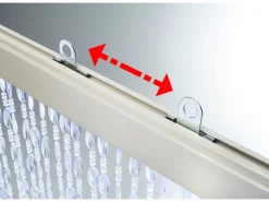 Kobolo Türvorhang Perlen Perlenvorhang DIAMOND 80 Strängen 100x210cm* Türvorhänge