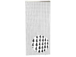 Kobolo Türvorhang Perlenvorhang Dekorationsvorhang NERO 72 Stränge 90x200cm* Türvorhänge