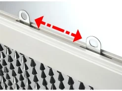 Kobolo Türvorhang Perlenvorhang Dekorationsvorhang NERO 72 Stränge 90x200cm* Türvorhänge