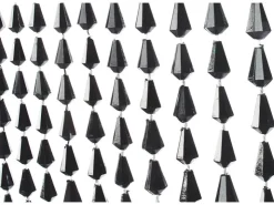 Kobolo Türvorhang Perlenvorhang Dekorationsvorhang NERO 72 Stränge 90x200cm* Türvorhänge