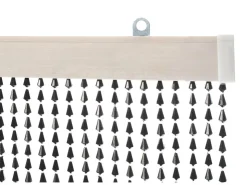 Kobolo Türvorhang Perlenvorhang Dekorationsvorhang NERO 72 Stränge 90x200cm* Türvorhänge