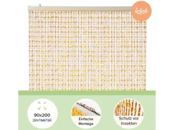 Kobolo Türvorhang Perlenvorhang Dekovorhang ORANGE 72 Stränge 90x200 cm* Türvorhänge