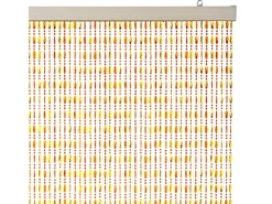 Kobolo Türvorhang Perlenvorhang Dekovorhang ORANGE 72 Stränge 90x200 cm* Türvorhänge