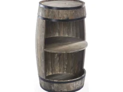 Kobolo Weinregal Bar Spirituosenschrank Anrichte Barregal FASS Braun 48x81 cm* Sideboards|Flaschenregale