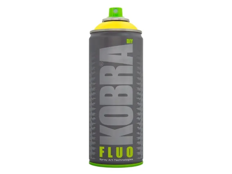 Kobra DIY Fluo Buntlack Spray 400ml Flour Neon Matt* Sprühlacke|Buntlacke