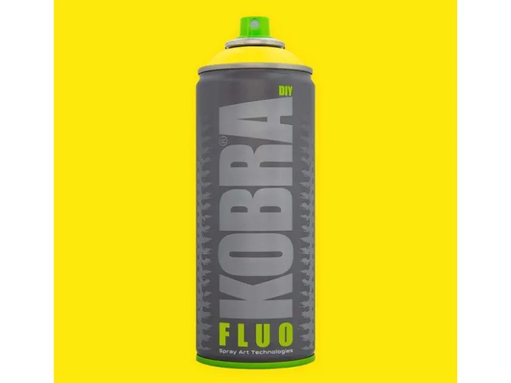 Kobra DIY Fluo Buntlack Spray 400ml Flour Neon Matt* Sprühlacke|Buntlacke