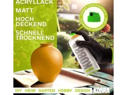 Kobra LP Buntlack Spray 400ml Ocker Matt* Sprühlacke