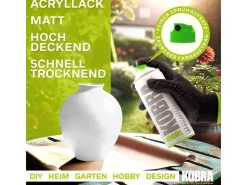 Kobra LP Buntlack Spray 400ml Weiss Matt* Sprühlacke|Weißlacke