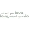 Komar Deko-Sticker Do What You Love 14 cm x 70 cm