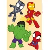Komar Deko-Sticker Spiderman Group* Wandtattoos|Klebefolien