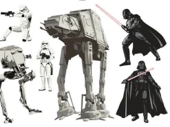 Komar Deko-Sticker Star Wars Doomed 100 x 70 cm gerollt* Wandtattoos