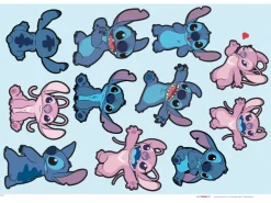 Komar Deko-Sticker Stitch and Angel* Wandtattoos|Wanddekoration