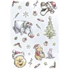 Komar Deko-Sticker Winnie Pooh Christmas 50 cm x 70 cm