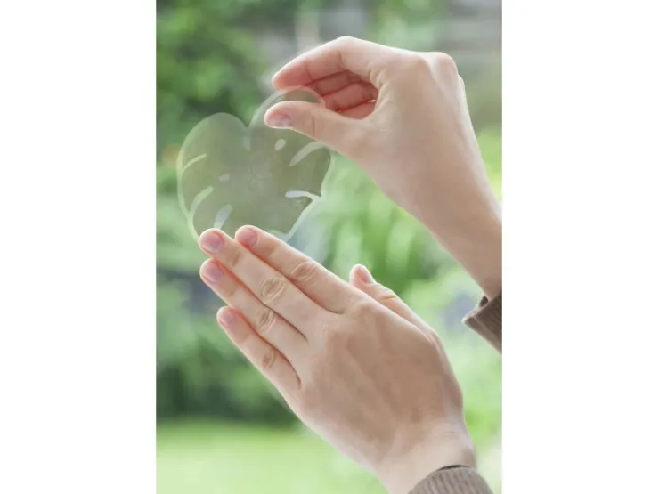 Komar Fenstersticker Whispering Leaves 30 cm x 30 cm