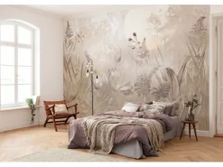 Komar Fototapete Dragonfly Pond Beige 350 x 250 cm 610022