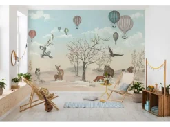 Komar Fototapete Heißluftballons Blau und Beige 4,50 x 2,80 m 612807* Tapezierzubehör